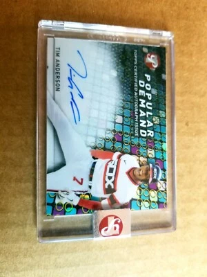 TIM ANDERSON 2022 TOPPS PRISTINE POPULAR DEMAND AUTO WHITE SOX  - Image 1 of 4