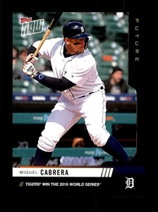 2019 Topps Now Futures World Series Mystery Auto /10 #28 Miguel Cabrera Tigers - Picture 1 of 2
