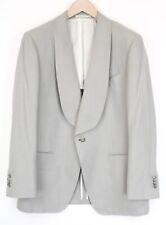 SUITSUPPLY Washington Tux Men Blazer UK44S Grey Cotton Silk Extra Slim Classic