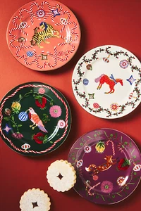 New Anthropologie Juniper Set of 4 Canape Plates with Gift Box Sold Out - Picture 1 of 17