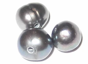 Zuchtperlen. 2. Wahl. Perlen. 5-6mm. Strang 39cm - Picture 1 of 1