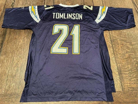 LADAINIAN TOMLINSON San Diego Chargers men's L large Reebok Authentic Jersey Cover