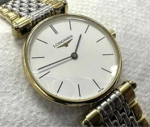 LONGINES Grand Classic L4.135.2 Gold/Silver Watch with White Dial Classic Design - Picture 1 of 8