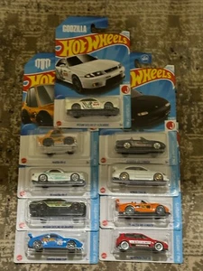 2024 Hot Wheels HRY77 Toyota GR86 Cup Hot Wheels Lot Of 9 Imports Godzilla - Picture 1 of 11