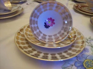VINTAGE WINTERLING BAVARIA 3 PC TEA CUP SET - TOTAL ELEGANCE!!! - Picture 1 of 3