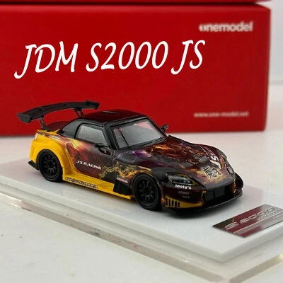JDM 1:64 Honda S2000 JS Racing Model - Onemodel Hard Top Resin Diecast Car - Image 1 of 4
