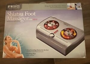 NEW HOMEDICS SHIATSU Foot Massager FM-CRC-2 With Heat FOOT PLEASER. NIB