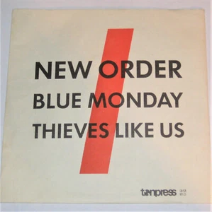 NEW ORDER Blue Monday 7 min 27 sec / Thieves Like Us 7" POLISH Single Tonpress - Picture 1 of 3