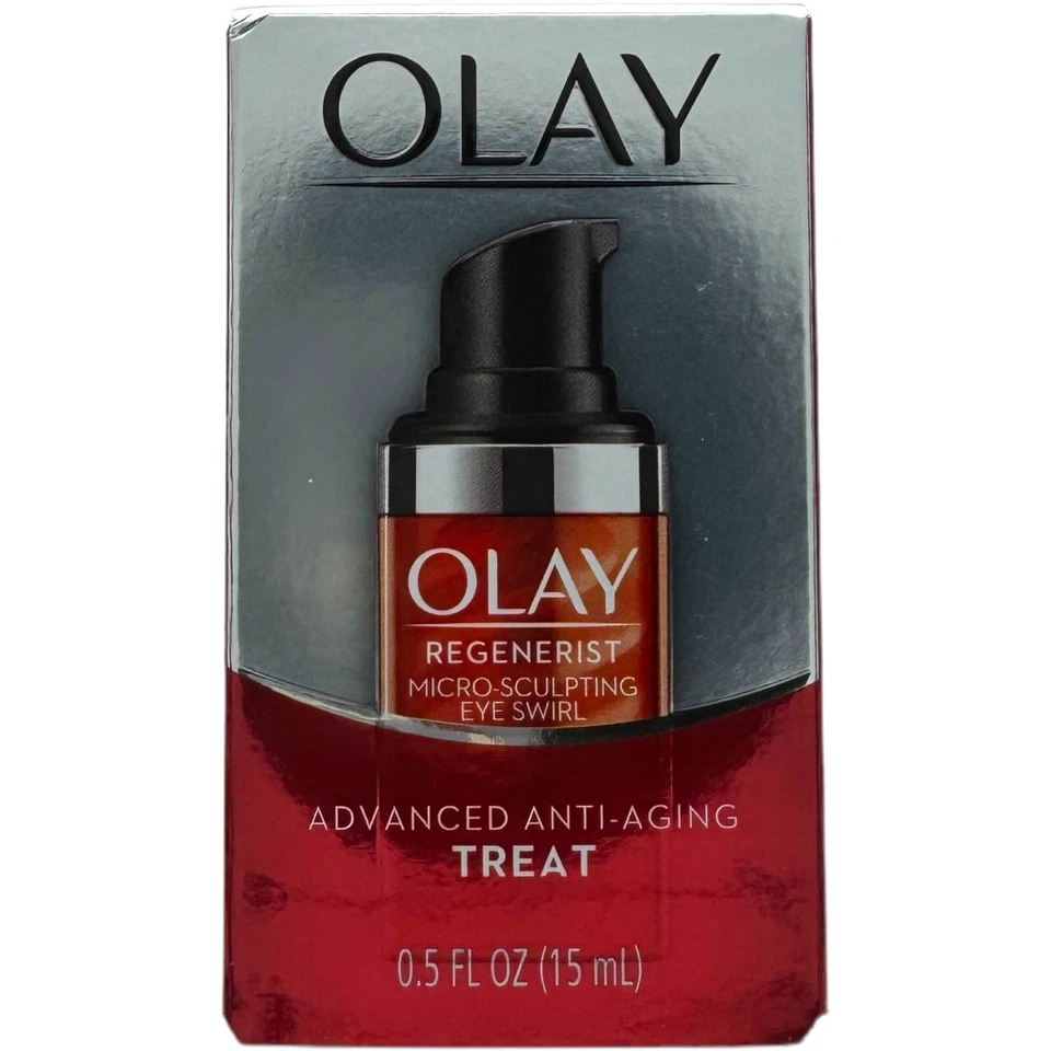 Olay Regenerist Micro-Esculpido Remolino de Ojos Tratamiento de Ojos Anti Envejecimiento 0.5oz Reafirmante Foto 1 de 4