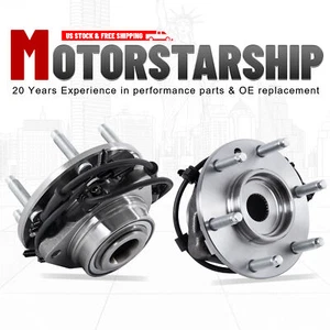 2 x Front Wheel Hub Bearing Assembly for 02-09 GM Trailblazer Envoy w/ ABS 6 Lug - Picture 1 of 6