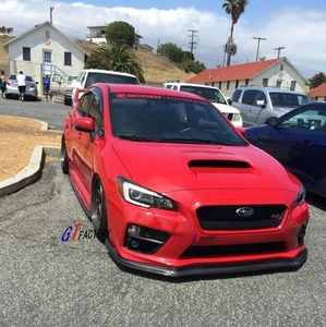 CARBON FRONT LIP SPOILER CS STYLE FOR SUBARU WRX & WRX STI PRE FACELIFT ONLY - Picture 1 of 4