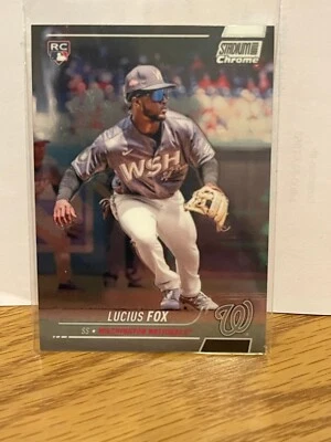 2022 Stadium Club Chrome #334 Lucius Fox RC - Image 1 of 2