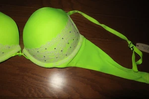 VINTAGE 36A ❤️ VICTORIA'S SECRET MIRACULOUS BRA SUPER EXTRA PUSH UP add 2 sizes - Picture 1 of 6