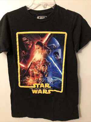 Stars Wars Galaxy Premiere Collection T Shirt The Force Awakens Size Small Black - Imagem 1 de 3