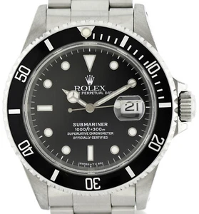 Rolex Submariner Date Automatik Herrenuhr Ref. 16610 in Edelstahl aus 1995 - Bild 1 von 10