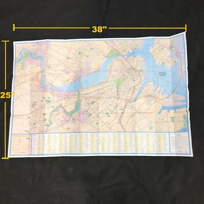 Mapa de tránsito rápido Boston Massachusetts MBTA año 2005 2006 mapa guía del visitante Foto 1 de 4
