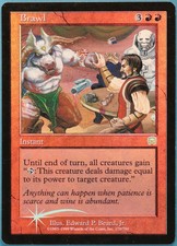 Brawl FOIL Mercadian Masques PLD Red Rare MAGIC MTG CARD (ID# 228299) ABUGames