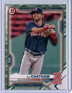 2021 Bowman Prospects Camo #BP113 CJ Chatham - Picture 1 of 1