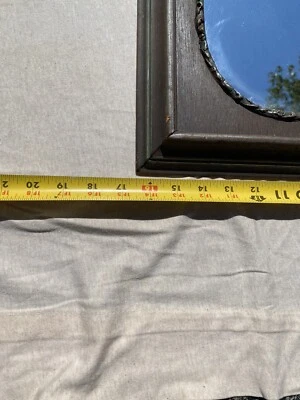 Espejo de pared borde tallado años 20 único en su clase Foto 1 de 4