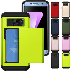 Card Phone Case For iPhone 11 12 13 14 15 Pro Max XR Samsung S20 S21 S22 S23 S24 - Picture 1 of 59