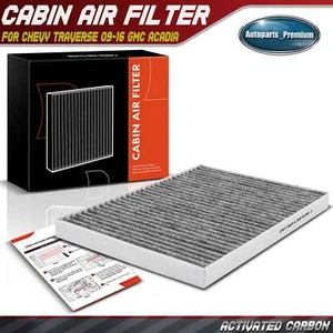 Activated Carbon Cabin Air Filter for Chevrolet Traverse GMC Acadia Buick Saturn - Picture 1 of 9