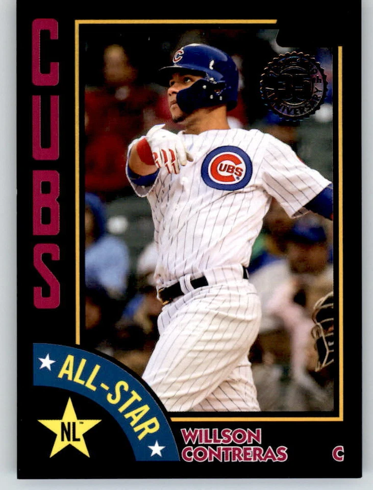 2019 Topps Series 2 1984 All-Star #84AS-WC Black /299 WILLSON CONTRERAS Cubs - Image 1 of 1