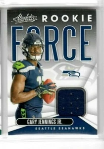 GARY JENNINGS JR. 2019 Panini Absolute Football ROOKIE FORCE JERSEY RC RF-12  - Picture 1 of 1