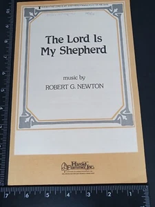 CHOIR - ANTHEM SHEET MUSIC: a cappella The Lord Is My Shephard SATB Newton - Picture 1 of 4
