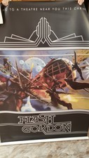FLASH GORDON 1980 VINYL POSTER  ARTWORK BY CASTLE GRAPHICS 4x6 FEET HUGE 