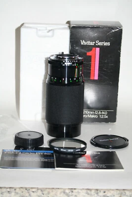 VIVITAR SERIES-1 70-210mm 1:2.8-4 MACRO LENS FOR NIKON AIS JAPAN Made w/ BOX - Image 1 of 4