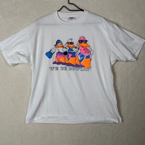 Vintage We Be Bowlin' Mens XXL T Shirt Tee Jerzees Single Stitch 80s - Picture 1 of 13