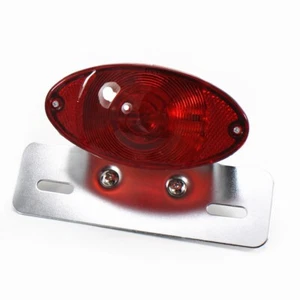 Universal Motorcycle 12V Tail Light License Plate Holder Bracket Rear Lamp ATV - Picture 1 of 3