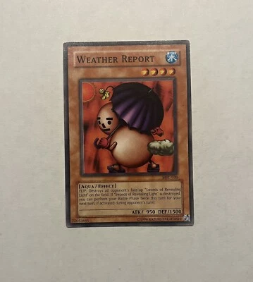 YUGIOH - Weather Report - MRL 020 - Unlimited Common TCG Nm/LP - Image 1 of 2