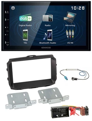 Kenwood 2DIN Bluetooth MP3 USB DAB Autoradio für Alfa Giulietta 940 Facelift ab - Bild 1 von 4