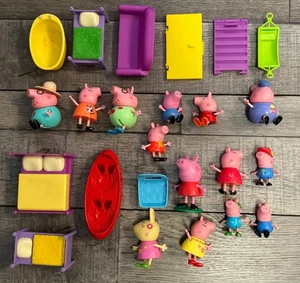Peppa Pig Haus Schulautos Figuren und Möbel Konvolut - Bild 1 von 1