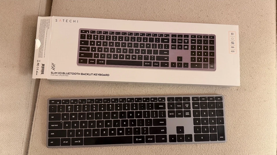 Satechi Slim X3 Bluetooth Keyboard - Space Gray For MAC - Image 1 of 1