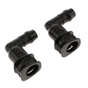 2x Scheinwerfer Waschwasserleitung Verbindungs Anschlussbogen Für Auto - Picture 1 of 5