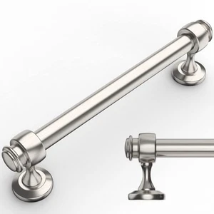 10 Stück Gebürstetes Satin Nickel Schrankgriffe 5 Zoll Lochmitten, 6 Zoll Länge... - Bild 1 von 7