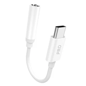 Adaptateur Audio Dudao USB-C vers Jack 3.5mm Blanc (L16CPro) - Zdjęcie 1 z 3