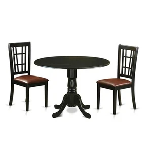 3 Pc Dining room set -Dining Table and 2 Dining Chairs - Picture 1 of 4