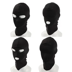Cosplay Adults Open Mouth Eye Glued Head Hood Face Covers Couples Accessories - Picture 1 of 16