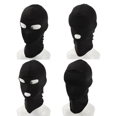 Cosplay Adults Open Mouth Eye Glued Head Hood Face Covers Couples Accessories - Image 1 of 4