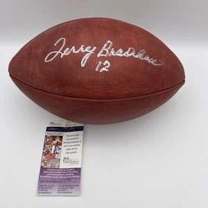 Terry Bradshaw firmato Pittsburgh Steelers modello di gioco ufficiale NFL calcio JSA - Foto 1 di 2