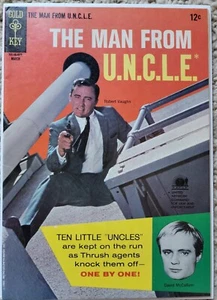 THE MAN FROM U.N.C.L.E. #5 FN/VF 7.0 GOLD KEY 3/1966 - Picture 1 of 2