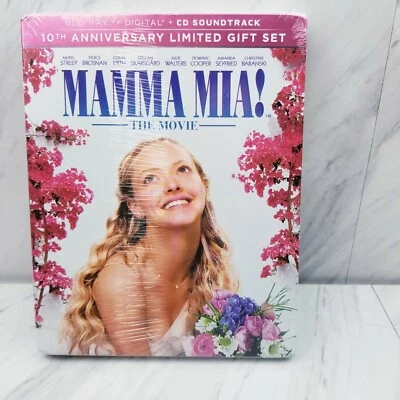 Mamma Mia! Gift Set (Blu-ray HD + Digital + CD SOUNDTRACK) 10th Anniversary. Foto 1 de 4