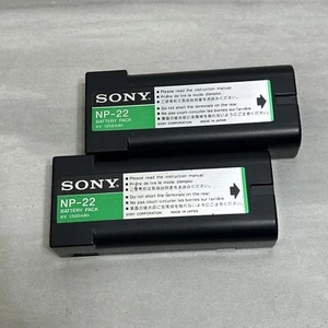 Sony NP-22 OEM Battery Packs 6V 1300 maH - Replacement Battery - For Parts Only - Picture 1 of 7