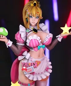 Peach SFW or NSFW_Fan Art Sculpture / Fully Painted (Made to order) - Picture 1 of 30