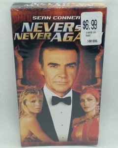 Never Say Never Again (VHS, 1983) New & Sealed Sean Connery 2000 release - Imagen 1 de 11