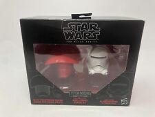 Star Wars Black Series 09 Titanium Helmets Elite Praetorian   Flametrooper NIB