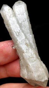 30g NATURAL Castle cactus skeletal Elestial QUARTZ Crystal Point&DT s539 - Picture 1 of 8